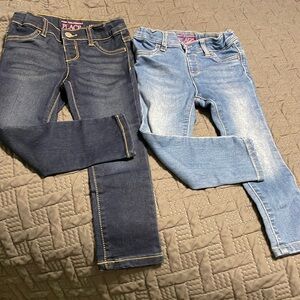 Four toddler size3 jeans